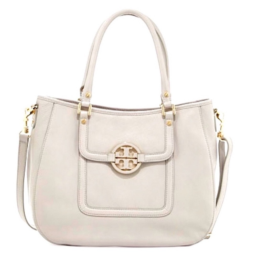 TORY BURCH Amanda leather tote crossbody bag 🤍